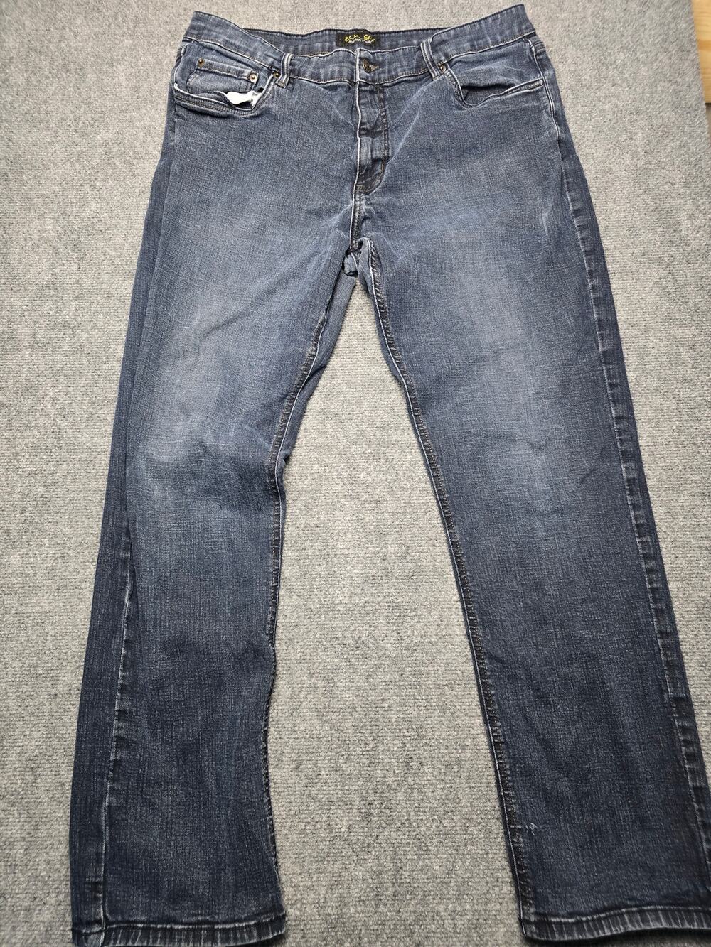 Urban Star Jeans Mens 35x31 Gray Stretch Straight Leg Denim 02310231US